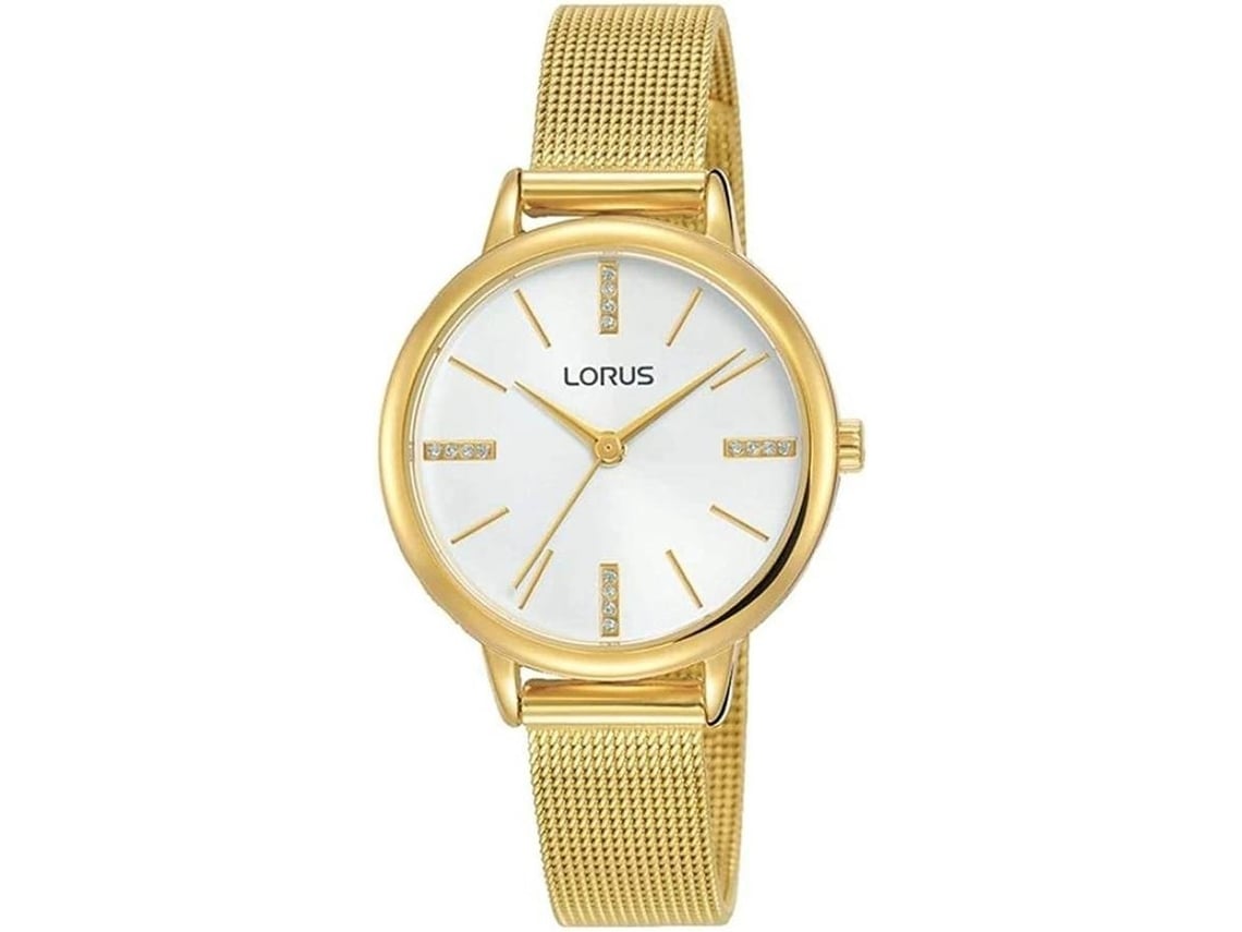 Reloj LORUS Mujer (Acero Inoxidable Dorado)