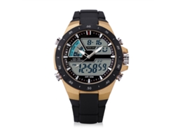 Reloj Deportivo Digital Para Hombre, Resistente Al Agua Hasta 50 M, Correa De Caucho Con Retroiluminación.