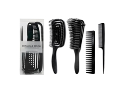 Juego De 4 Peines Profesionales Para Peinar Y Cuidar El Cabello.