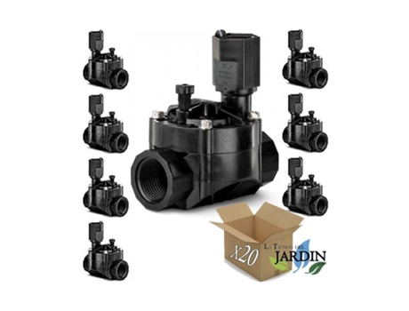 Electrovalvula de Riego 100Hv 1'' 24V RAIN BIRD Pack 20 RAIN BIRD