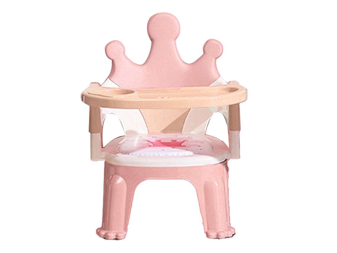 Silla De Comedor Rosa Para Bebés/niños Pequeños Con Sonido, Desmontable Y Antideslizante.