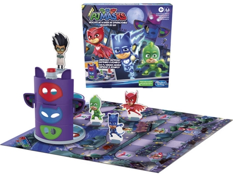 Juego Educativo HASBRO Pj Masks Rescate De La Base De Operaciones (Edad Mínima: 4 Años - 26,7 x 4,1 x 26,7 cm)