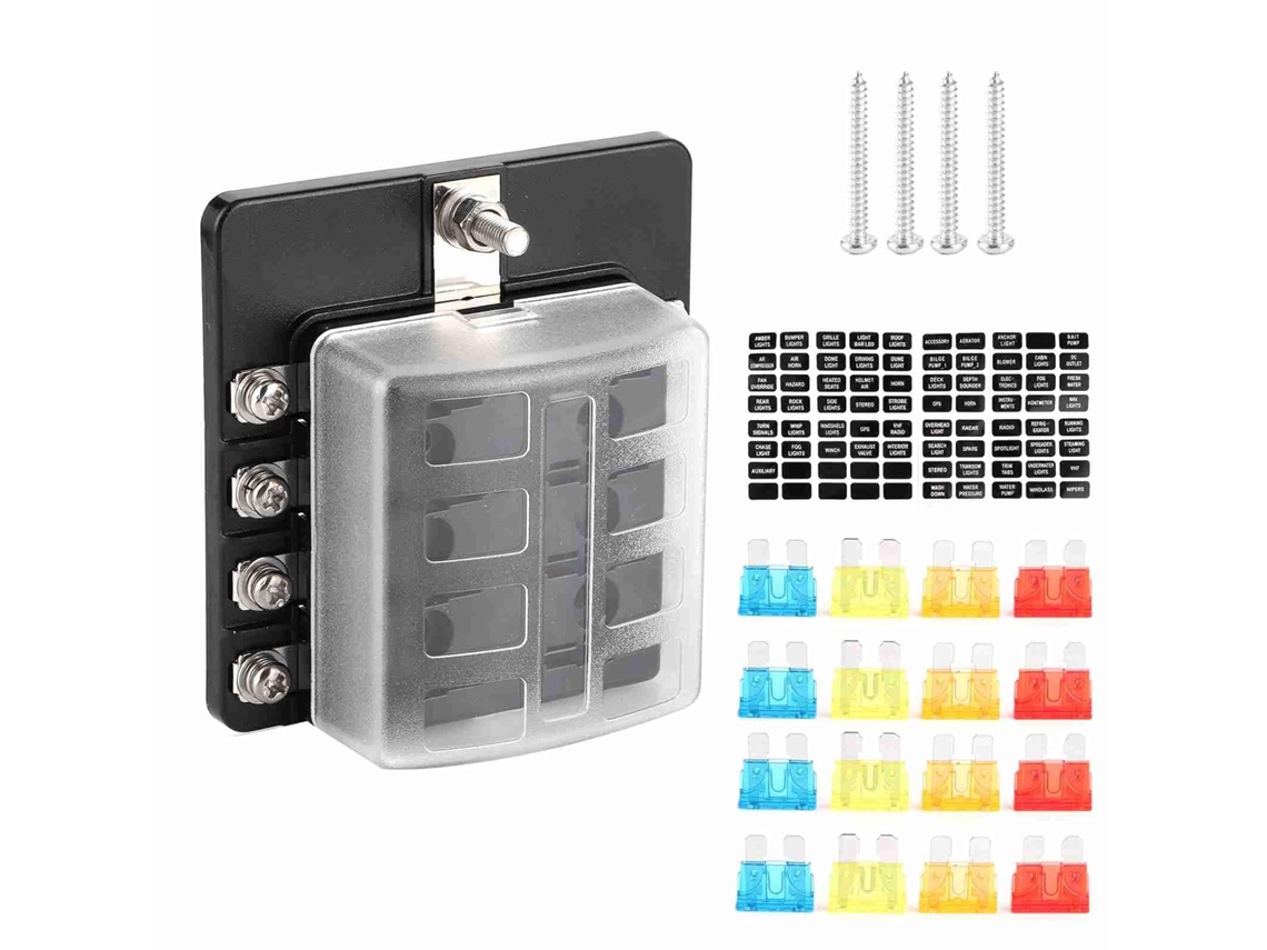 Caja De Tornillos Para Vehículos Recreativos, Marina, Soporte De Terminal De Tuerca De 5 Vías Para Automóviles, Barcos Y Embarcaciones.