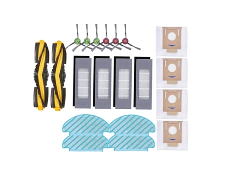 Kit de escova lateral principal com filtro hepa para ecovacs deebot ozmo t8 aivi t8max