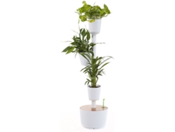 Estante para Plantas CITYSENS Blanca 3 macetas riego manual (115x29x29cm)