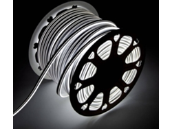 Manguera LED "Neon Flex" 6W 220VAC 8x18mm Doble 120xSMD2835 6W/M x1M 40.000H [WR-NS-PVC-8x16D-OY-220-P]-Rosado GREENICE
