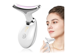 Yunzii AM 1081 Dispositivo de belleza reafirmante facial y de cuello para rostro y cuello, blanqueamiento y eliminación de arrugas