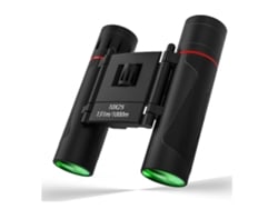 Mini binoculares HD 10x25 para niños y adultos. Telescopio plegable para exteriores, ideal para observación de aves, conciertos y deportes.
