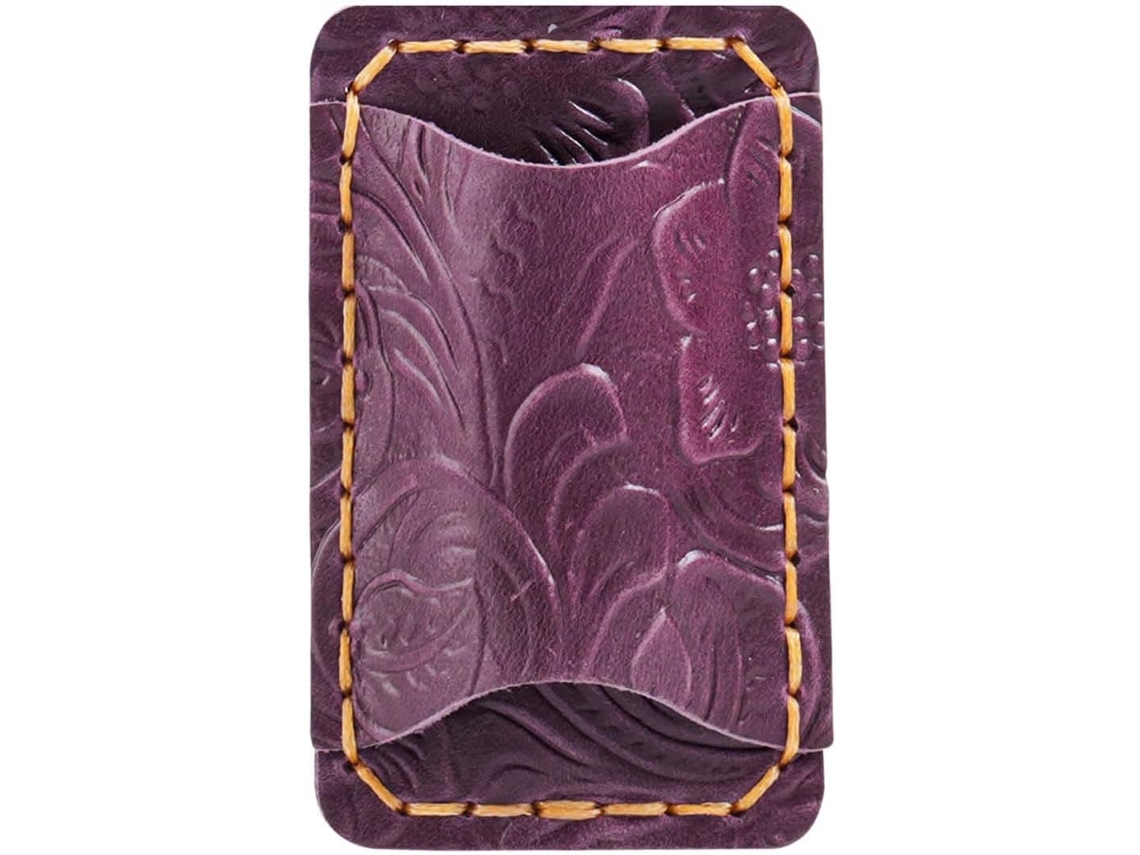 Portalápices de cuero con orificio y bolsillo para cuaderno, libreta o agenda. SFUSHOS