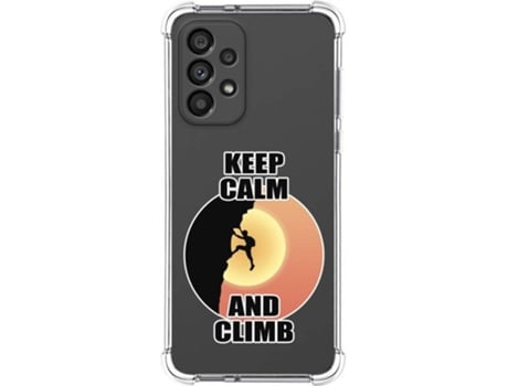 Carcasa Samsung Galaxy A33 5G TUMUNDOSMARTPHONE Dibujos Antigolpes Hombre Escalada Multicolor
