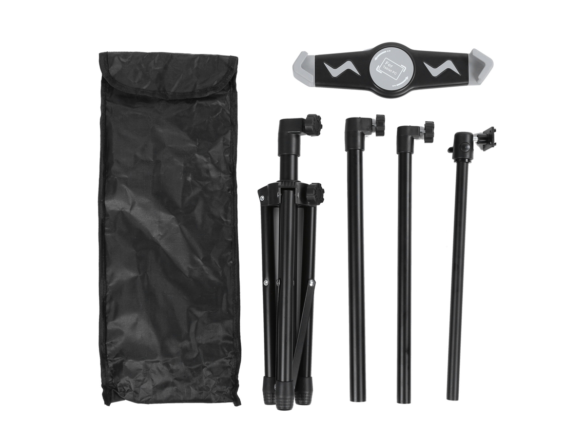 Soporte Ajustable Para Tablet Pc, Trípode De Suelo Universal De 360° Con Base Antideslizante.