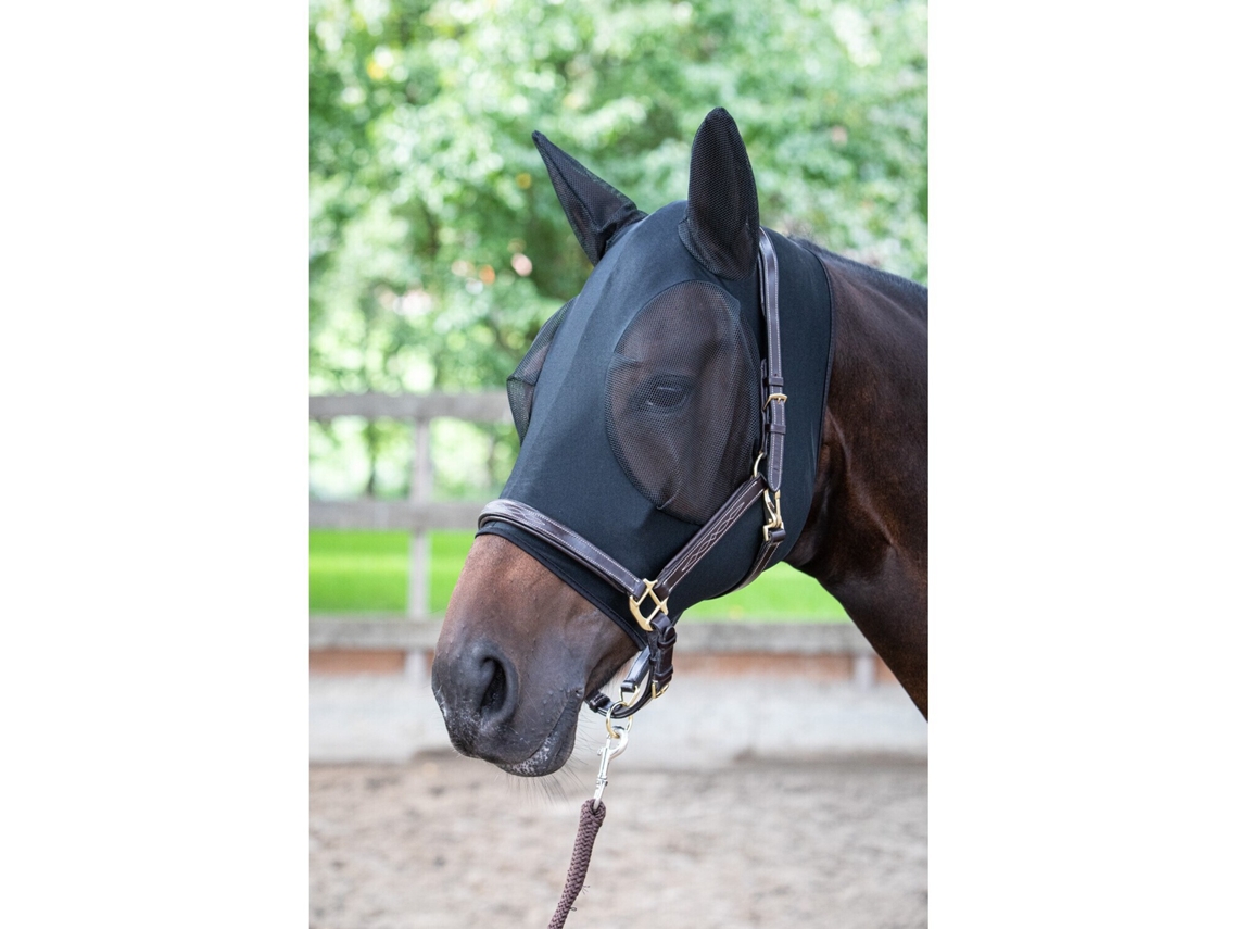Máscara anti-moscas con orejas para caballos Harry's Horse SkinFit M