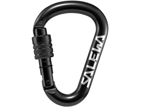 Mosquetón De Escalada SALEWA Hms Screw G2 Pequeno (Negro - 110 x 72 cm)