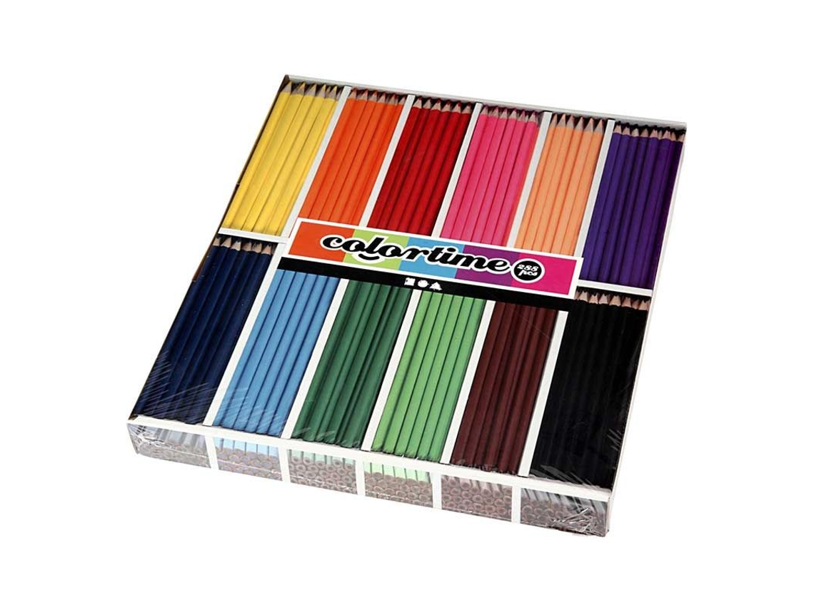 288 lápices de colores surtidos - Mina de 3 mm