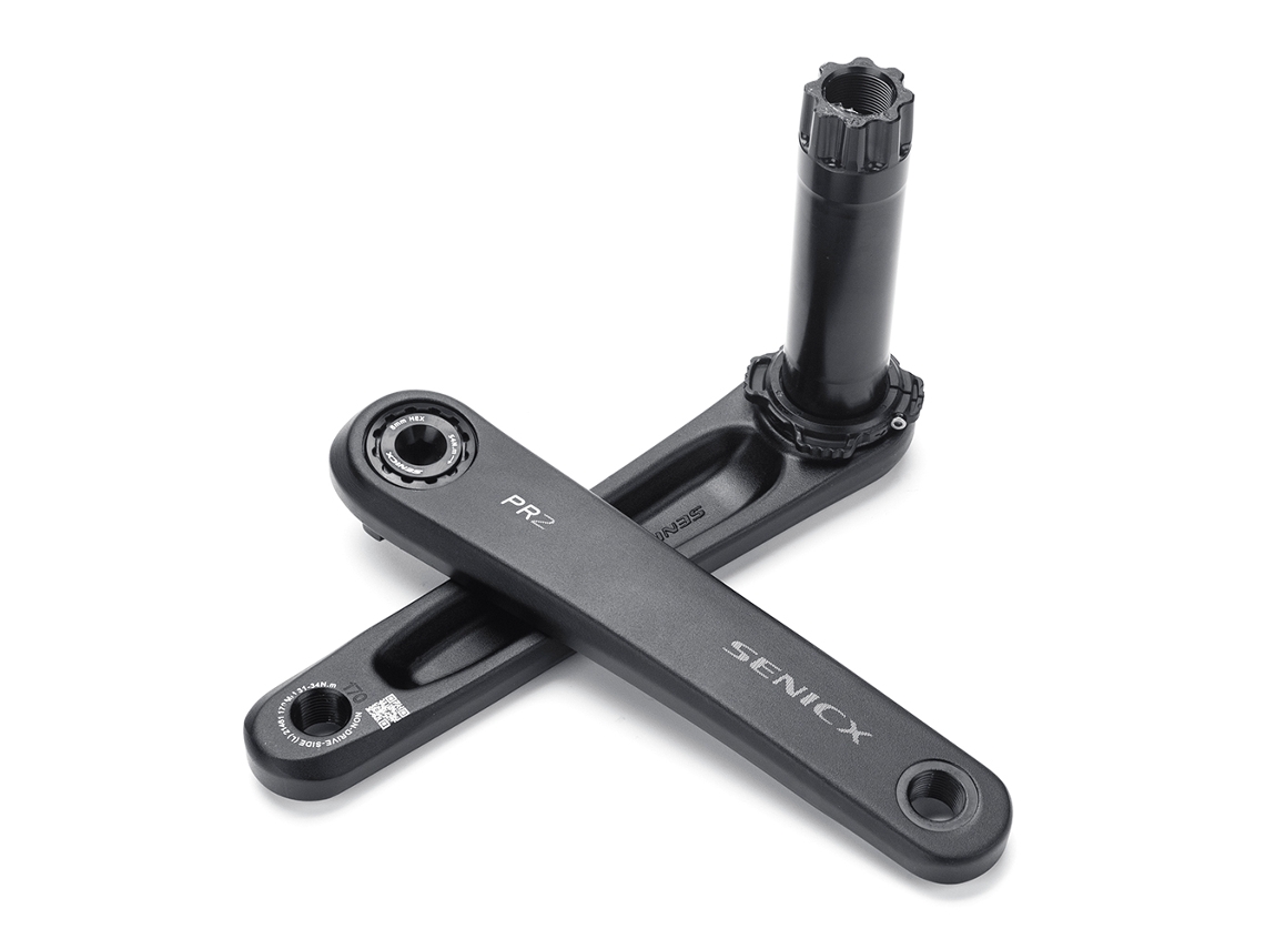 Bielas Senicx Pr2 para bicicleta de carretera (165/170/175 mm, 2 velocidades, 10/11/12) para bicicleta plegable Vayotoy