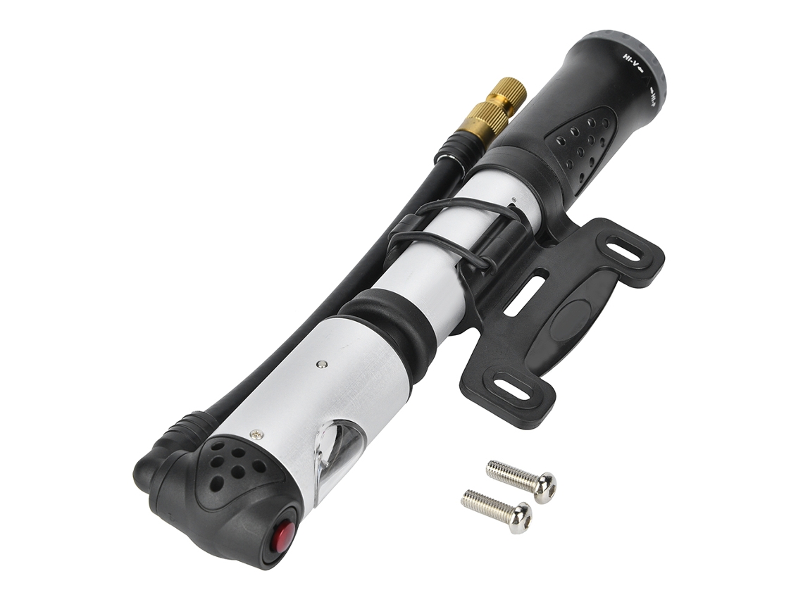 Bomba De Aire Portátil Para Bicicletas De Carretera Con Manómetro De Alta Presión De 300 Psi. Accesorio Inflador De Neumáticos.