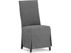Funda de Silla EYSA Premium Valeria Pack de 2 Fundas Universal (45 x 40 x 135 cm - Poliéster y Algodón - Antracita)