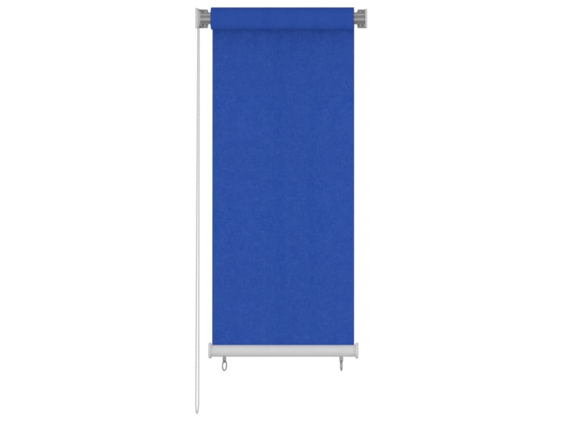 Persiana enrollable de jardín HDPE azul VIDAXL (60x140 cm)