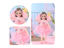 Muñeca de 30 cm, muñeca princesa con vestido