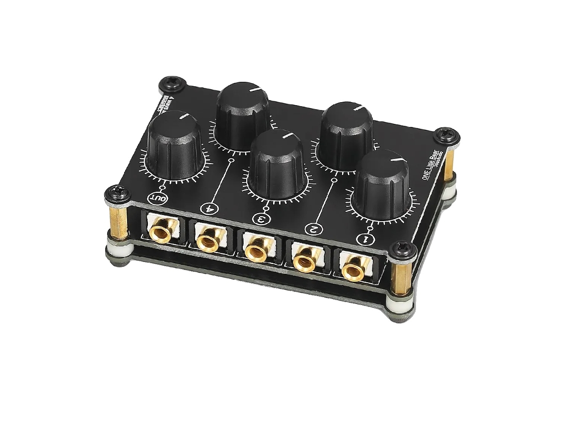 Mezclador de audio, entrada de 4 canales, tamaño compacto OEM