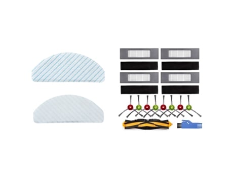 Ad-For Ecovacs T8 Series paño de limpieza desechable fregona Pro P y Kit de piezas de repuesto para Ecovacs Deebot Ozmo T8, T5, T8 Aivi