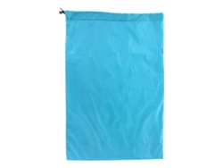 Bolsa De Lavandería Grande Plegable De Nailon Con Cordón Para Ropa Sucia - Tamaño De Viaje - Azul