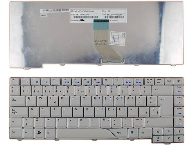 Teclado para Portátil Acer Aspire 5315 5920 5235 5320 5520 5310 5710
