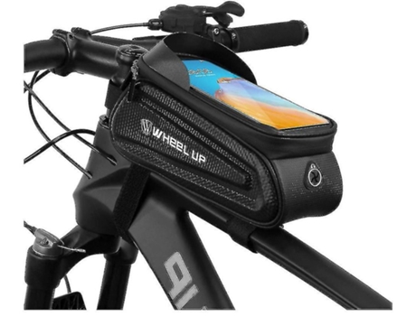 Soporte para teléfono de bicicleta, bolsa impermeable para cuadro de bicicleta, accesorios para bicicleta de montaña, bolsa de tubo superior para m...