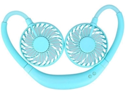Mini Ventilador Portátil Colgante Para El Cuello Con Carga Usb Ideal Viajes Al Aire Libre