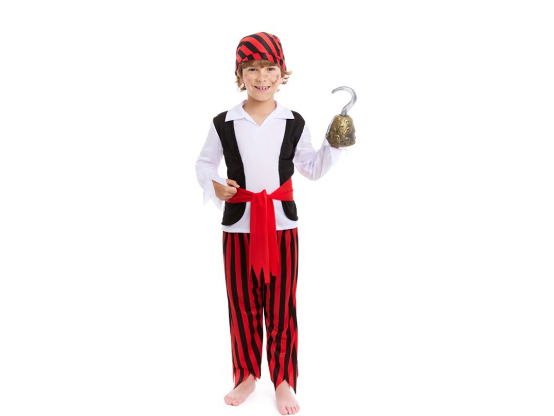 Disfraz de Pirata a rayas para niño