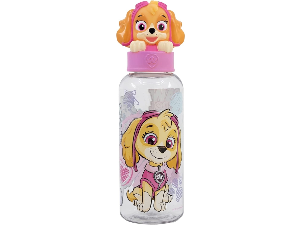 Botella Tapa 3D 560Ml Patrulla Canina: Esencia Dibujo Niña