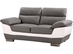 Sofá HABITAT ET JARDIN Dallas 2 Plazas  Gris (169x88x90 cm - PVC)