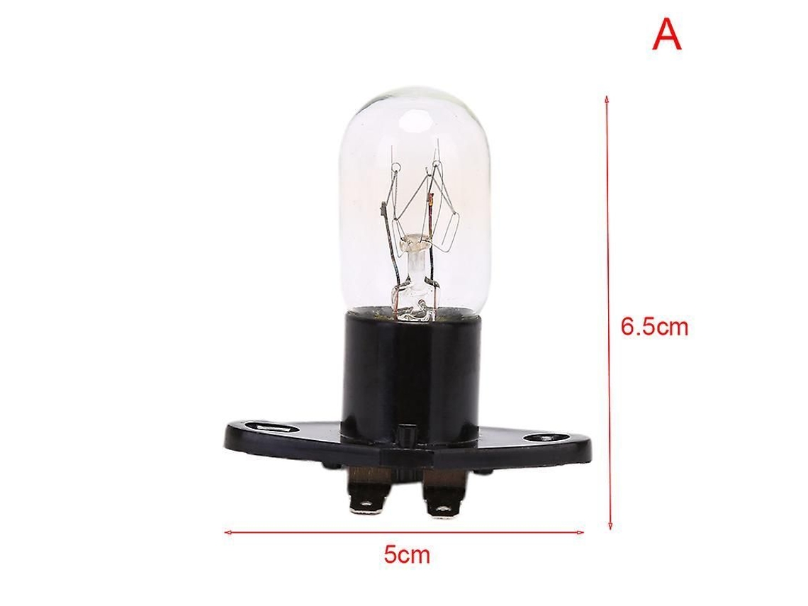 Bombilla Para Microondas 230v 20w Base Diseño Con Soportes Fácil Instalación Ecoamigable A