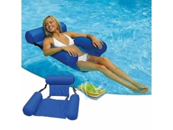 Tumbona Flotante Hinchable Juiblue Para Piscina: Cómoda Para Disfrutar Del Ocio Acuático.