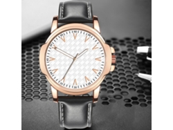 Reloj De Pulsera Analógico De Cuarzo Para Hombre Con Esfera Redonda Moderna Y Duradera.