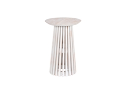 Mesita Auxiliar Mindi Decape Blanco 40x40x60cm