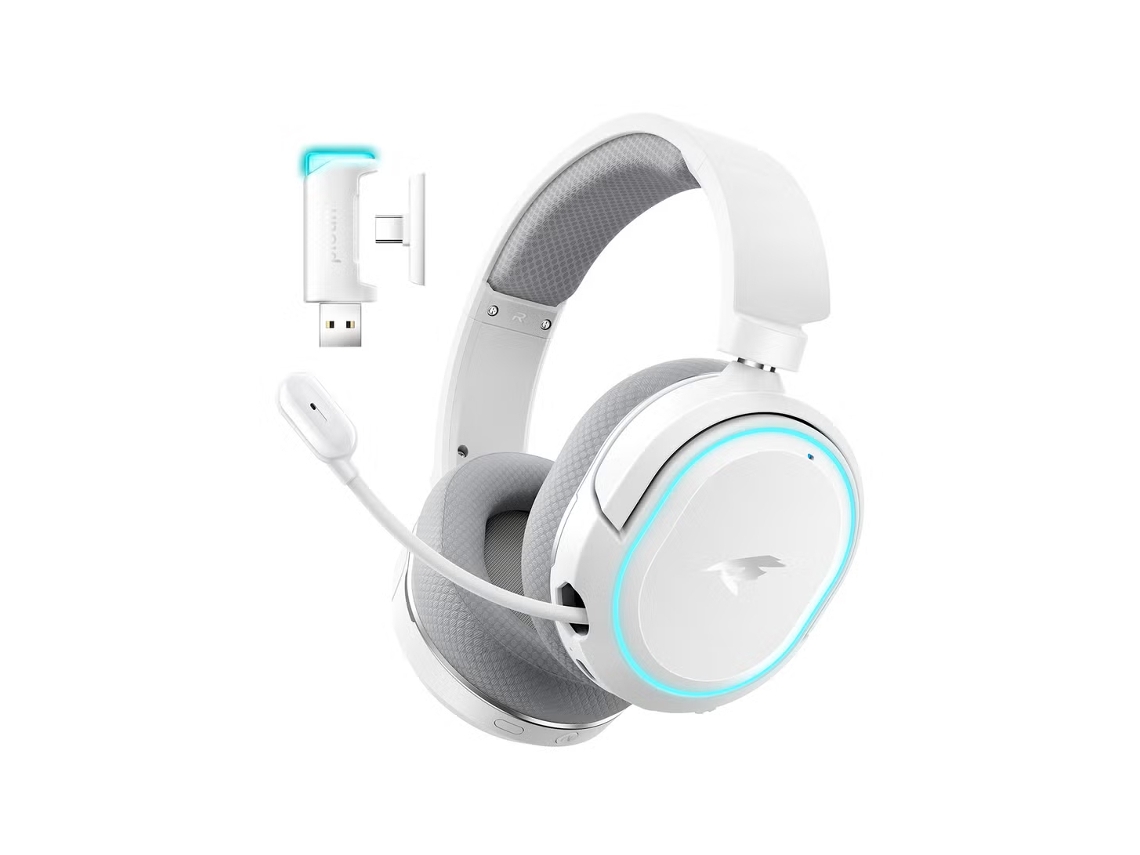 Auriculares Inalámbricos Para Juegos Picun G2 Rgb, Sonido Envolvente 7.1, Auriculares Usb De 2.4 Ghz Con Bluetooth, Micrófono Con Cancelación De Ruido