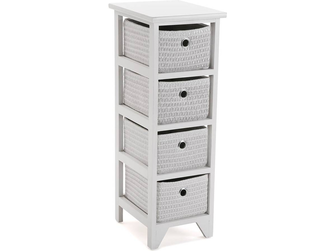 MOVEL WC VERSA 4 CESTAS BRANCA