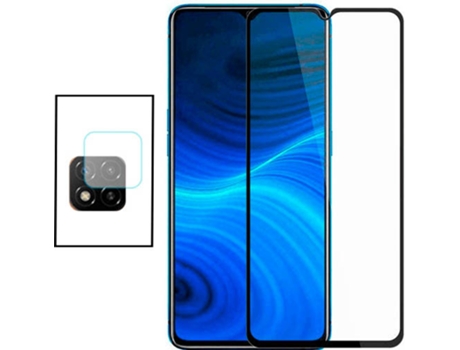 Kit Protector de Cámara Trasera Xiaomi Redmi 9C PHONECARE y Cristal Templado 5D Full Cover