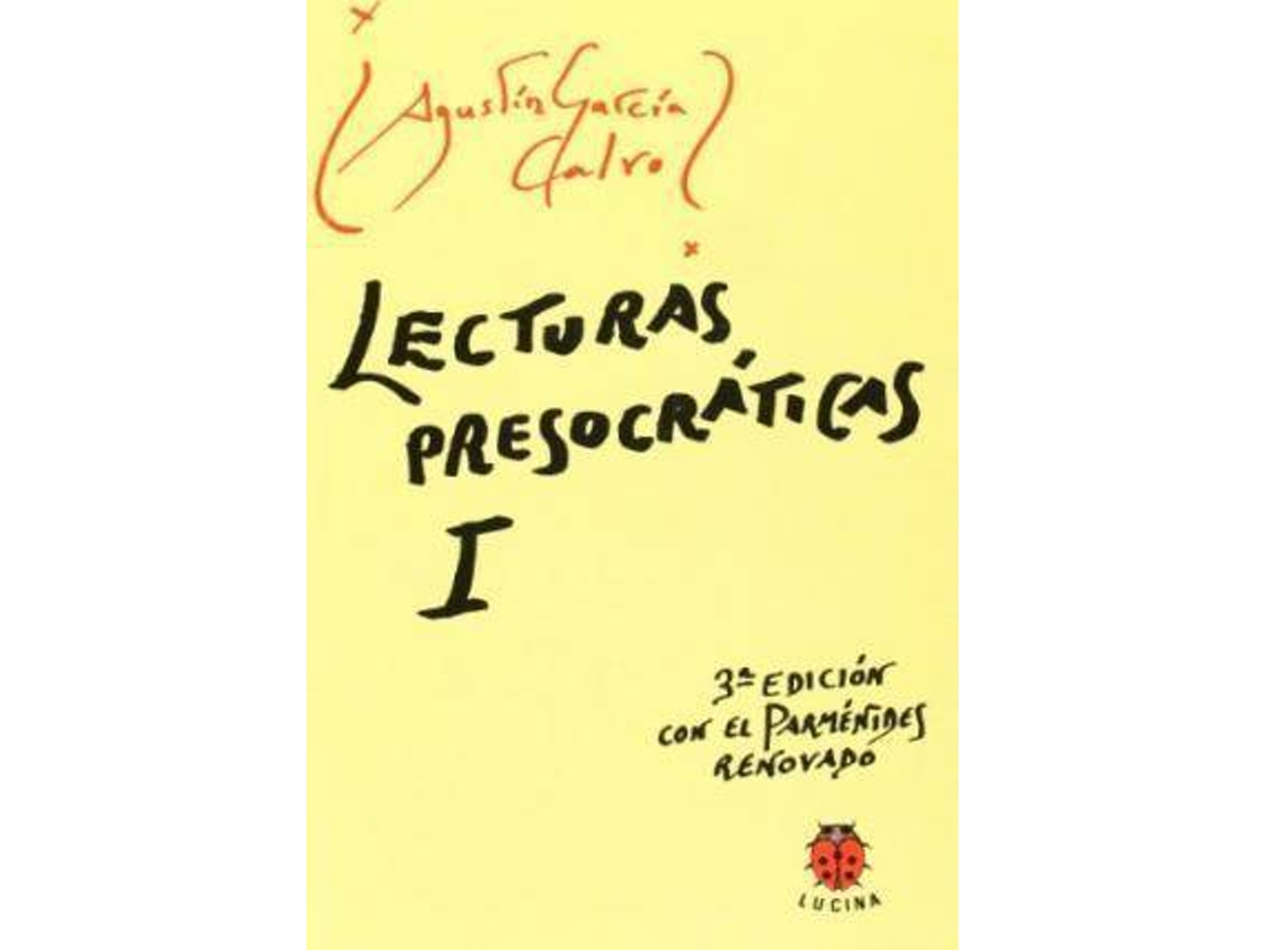 Libro Lecturas Presocráticas de Agustin Garcia Calvo (Español)