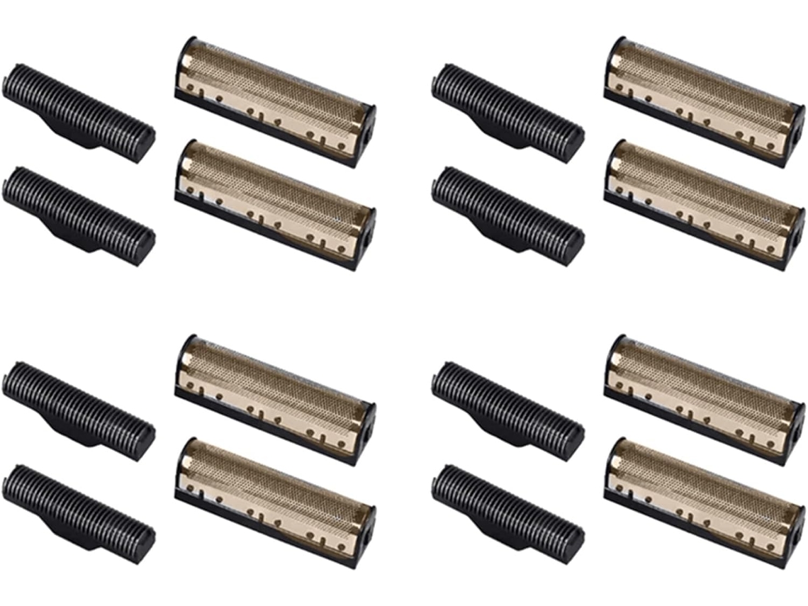 4 Cuchillas Recortadoras Para Afeitadora Eléctrica Km-1102 Gold Net Pieces