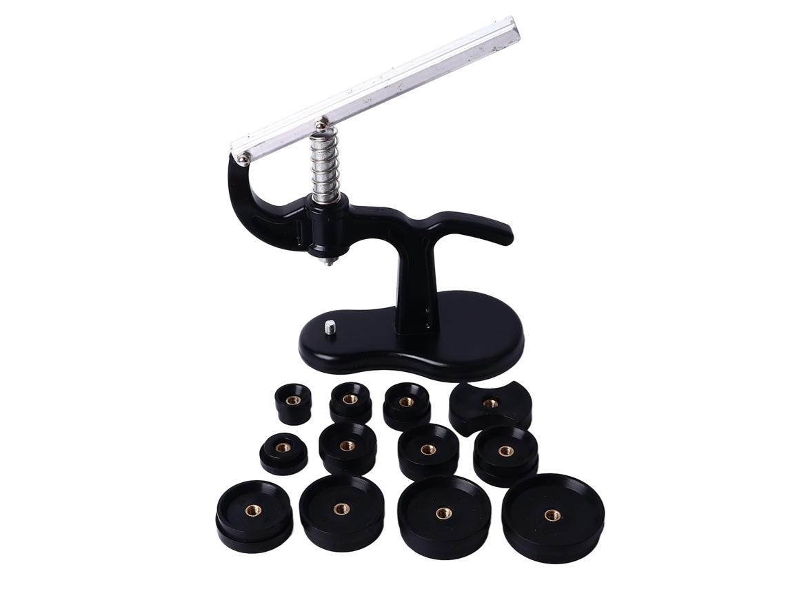 Relógio Quartz Masculino De Aço Inoxidável Com Pulseira Luminoso À Prova D'água (dial Preto)