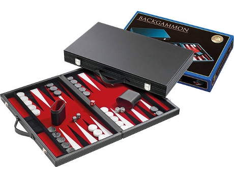 Philos Backgammon rojo mediano 38x23,5cm