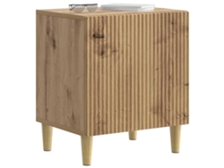 Maison Exclusive - Armario De Noche 2 Pcs Roble Artesanal 43 X 34,5 X 50 Cm