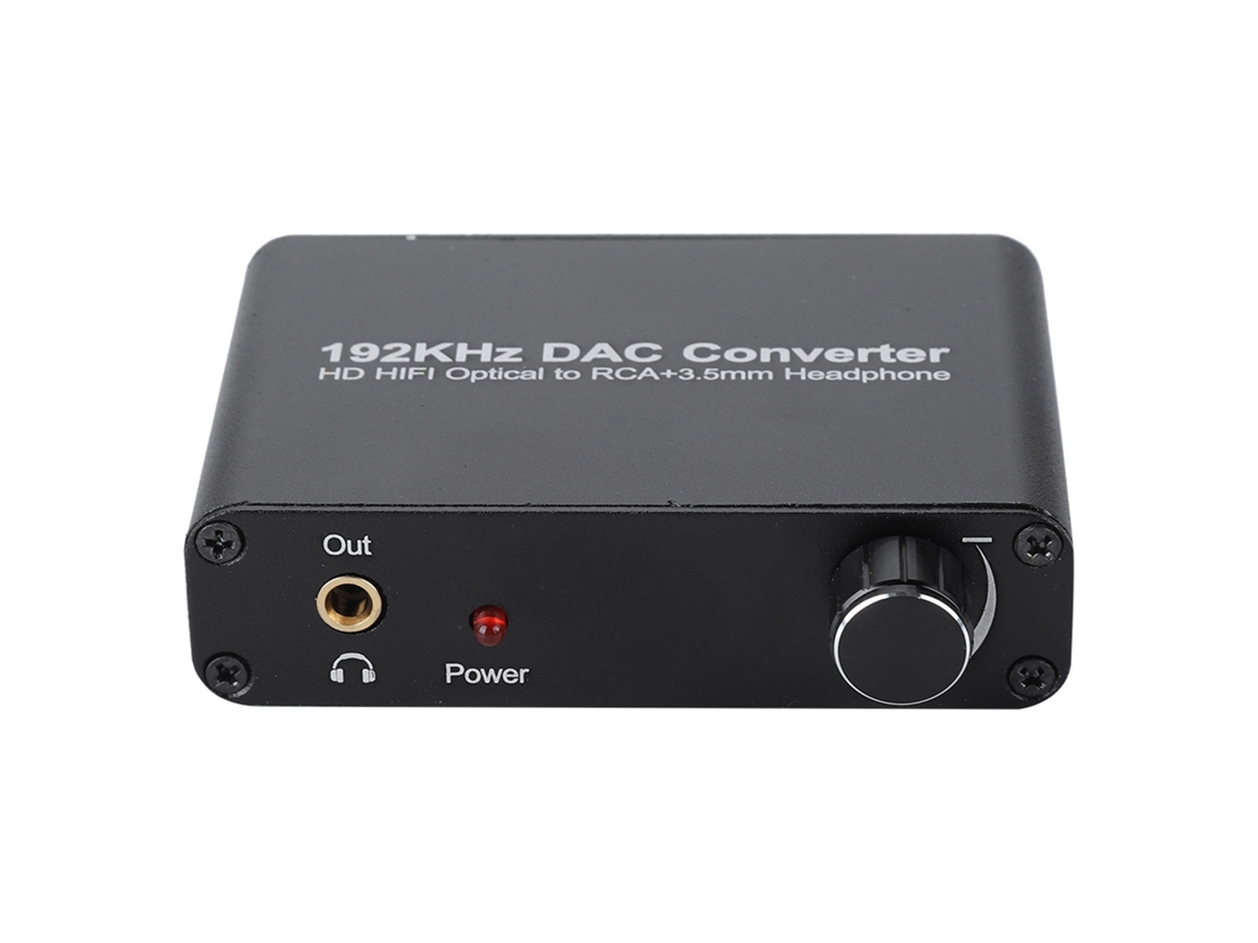 Decodificador De Audio Digital Hd 5.1 Con Convertidor Óptico/coaxial A Analógico (toslink)