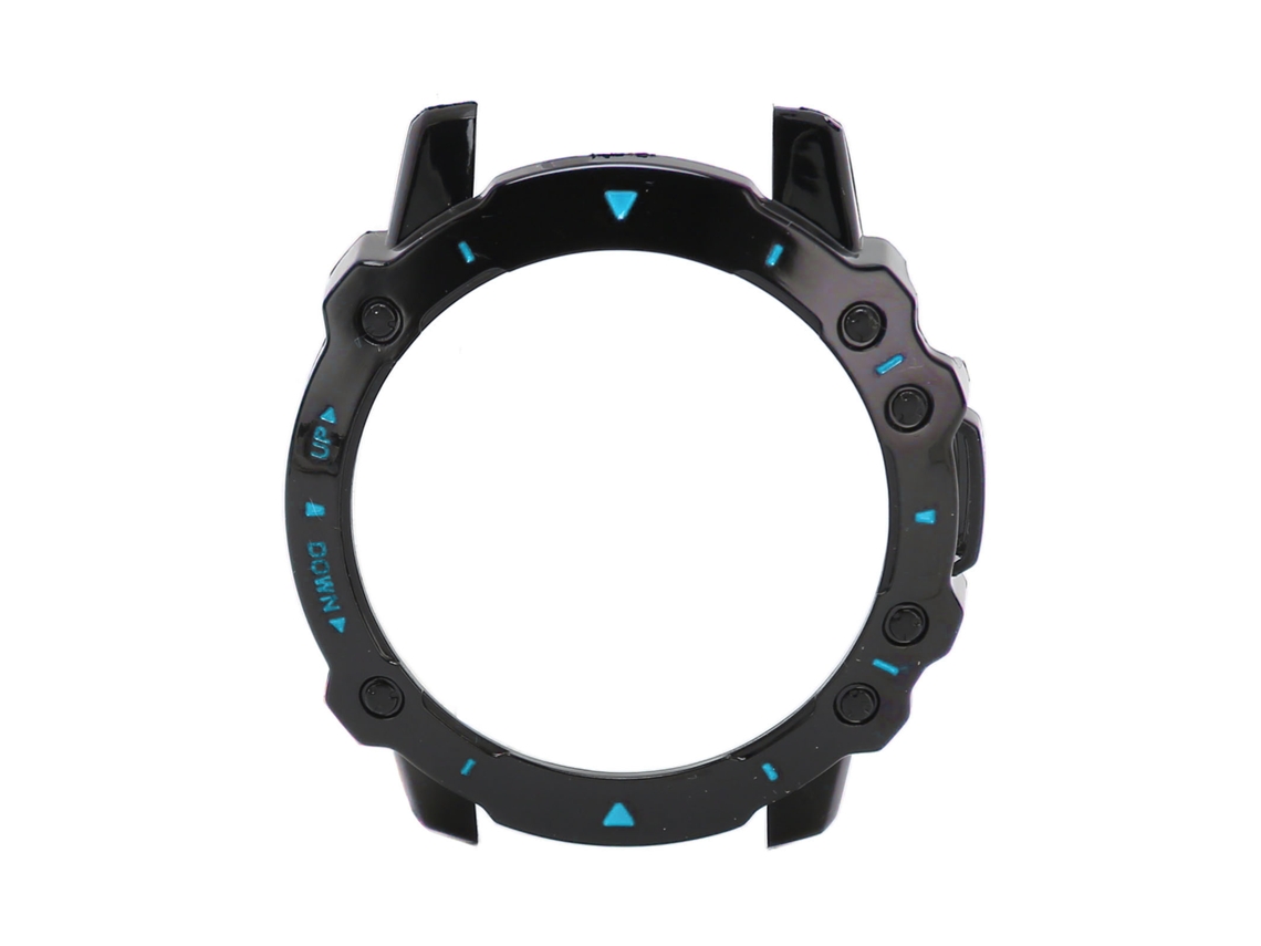 Funda protectora completa resistente a impactos para Amazfit Falcon, negra y azul