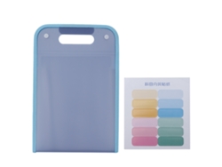 Carpeta Acordeón, 13 Capas, Gran Capacidad, Impermeable, Antimanchas, Para Archivos, Azul Estrella