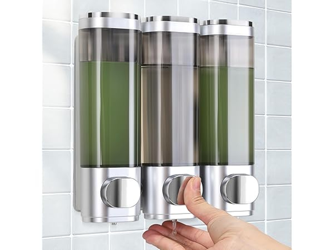 Dispensador de jabón de vidrio de 35 ml con bomba de acero inoxidable STELASPLEN