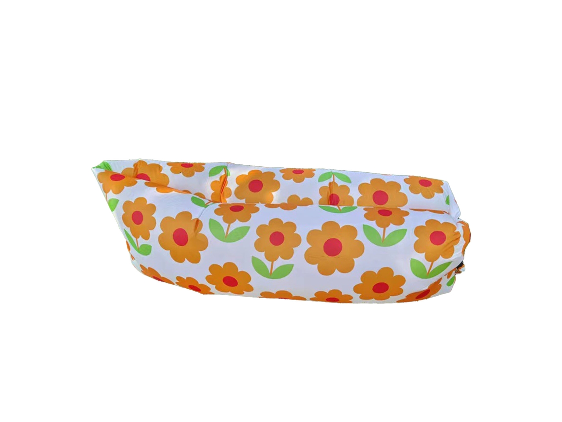 Silla Hinchable Portátil Para Camping, Picnics Y Festivales De Música, 170 X 80 Cm, Poliéster Resistente.