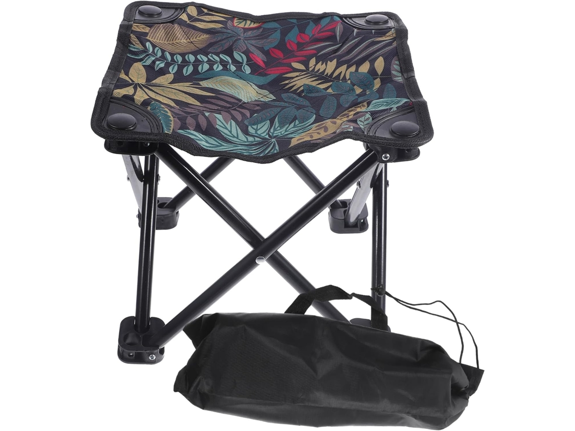 Alipis Taburete Plegable Portátil Para Acero Resistente Ideal Camping